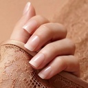 Kiss And Broadway Salon Acrylic Nude French NailsB