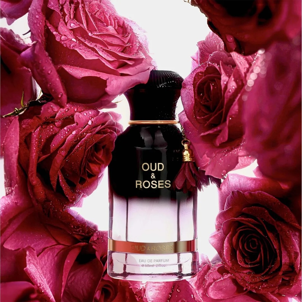 Ahmed Al Maghribi Oud & Roses - Eau De Parfum 60mlD