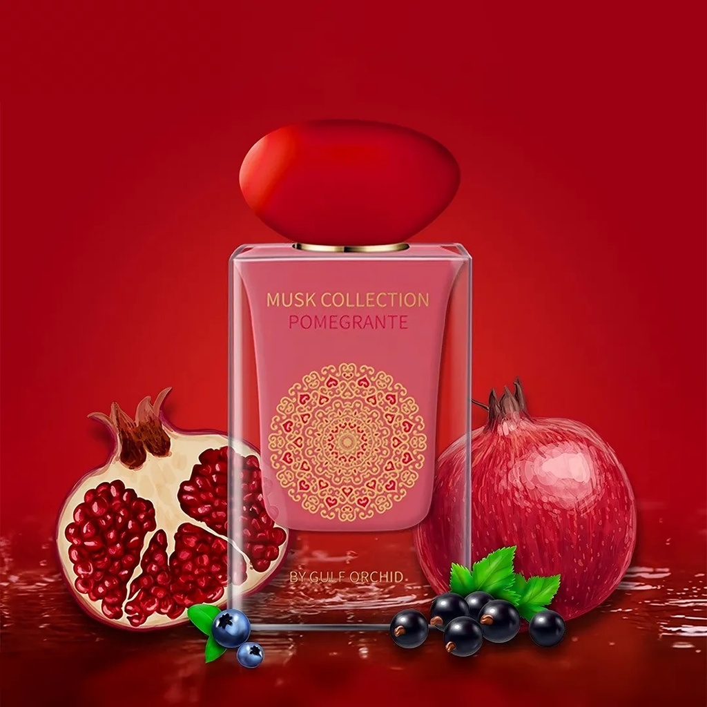 Gulf Orchid Musk Tahara Pomegranate - Eau De Parfum 60mlC