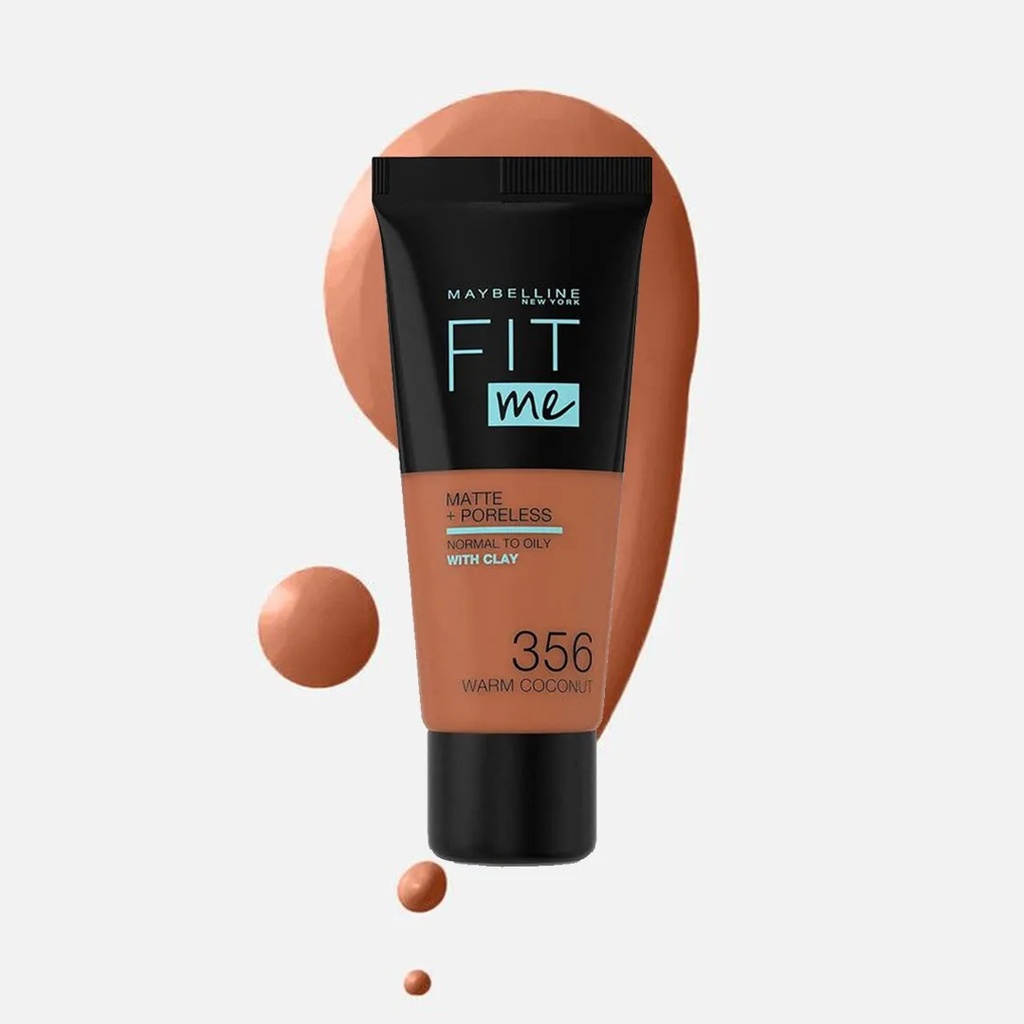 Maybelline Fit Me Matte + Poreless Foundation With ClayB