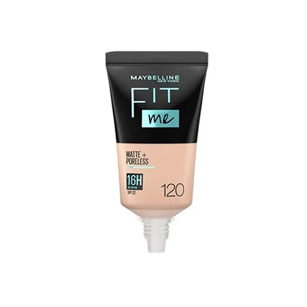 Maybelline Fit Me Matte+Poreless Liquid Foundation Tube - 18mlB