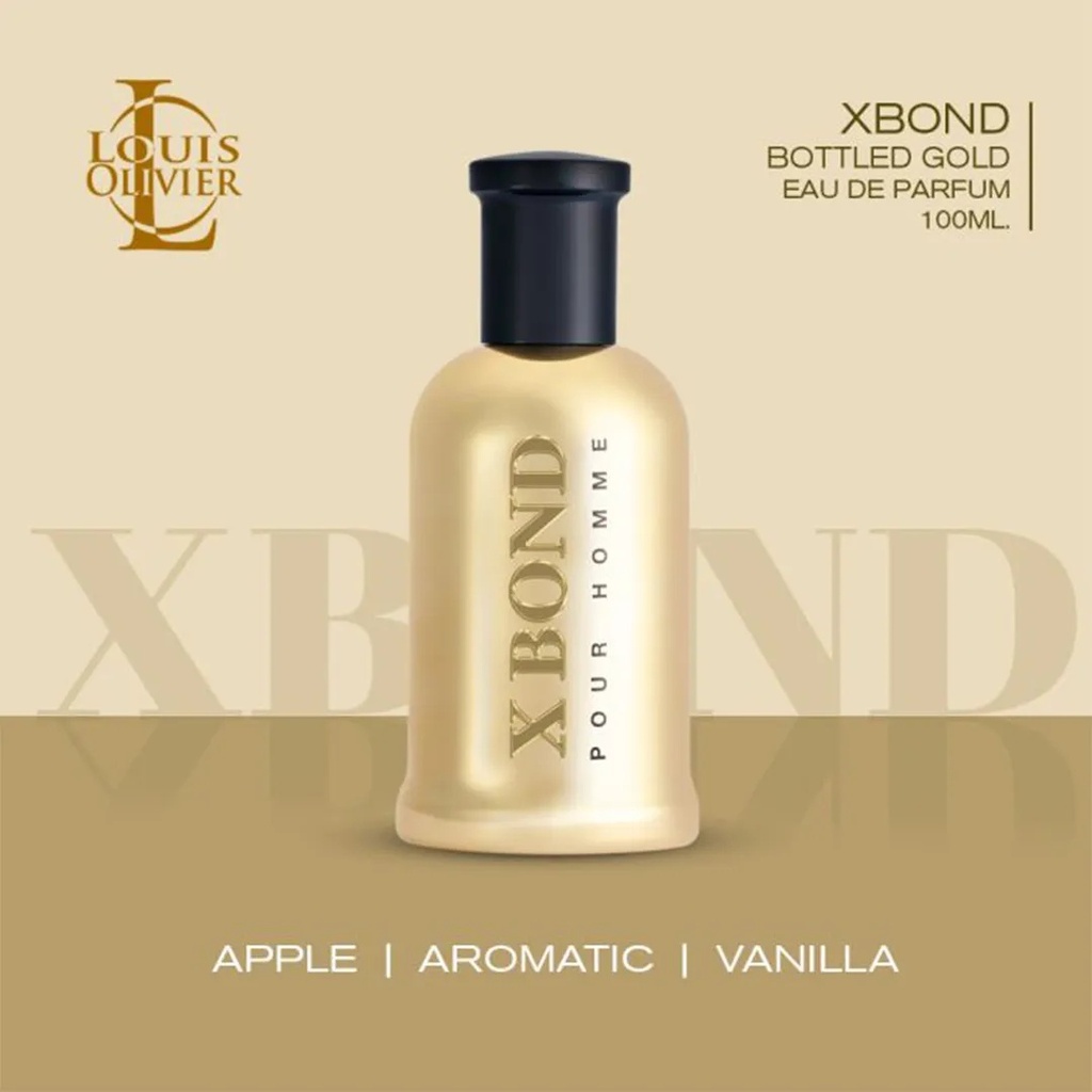Louis Olivier X Bond Bottled gold Pour Homme EDP 100MLA