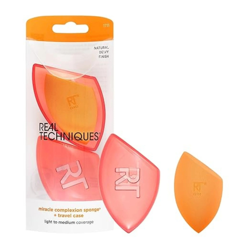 Real Techniques Miracle Complexion Sponge + Travel CaseA