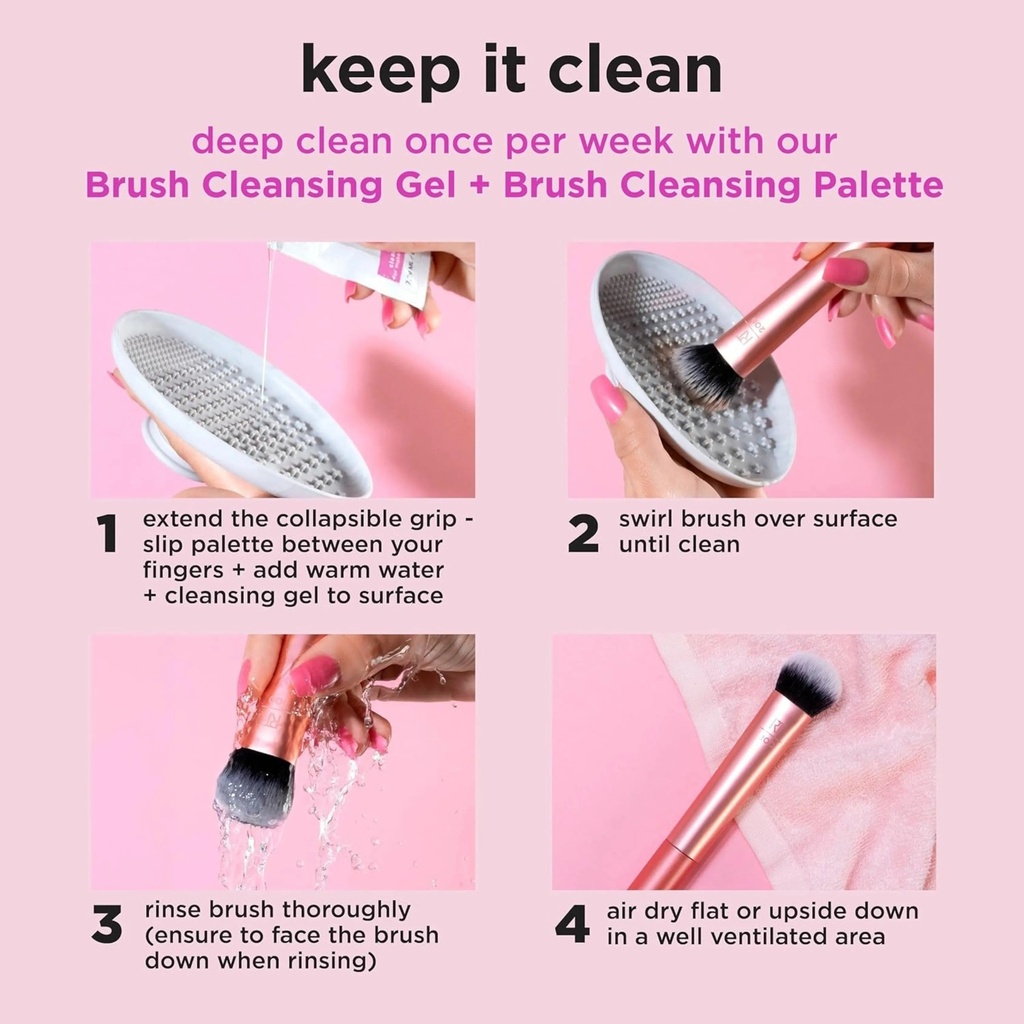 Real Techniques Everyday Essentials Makeup Brush SetB