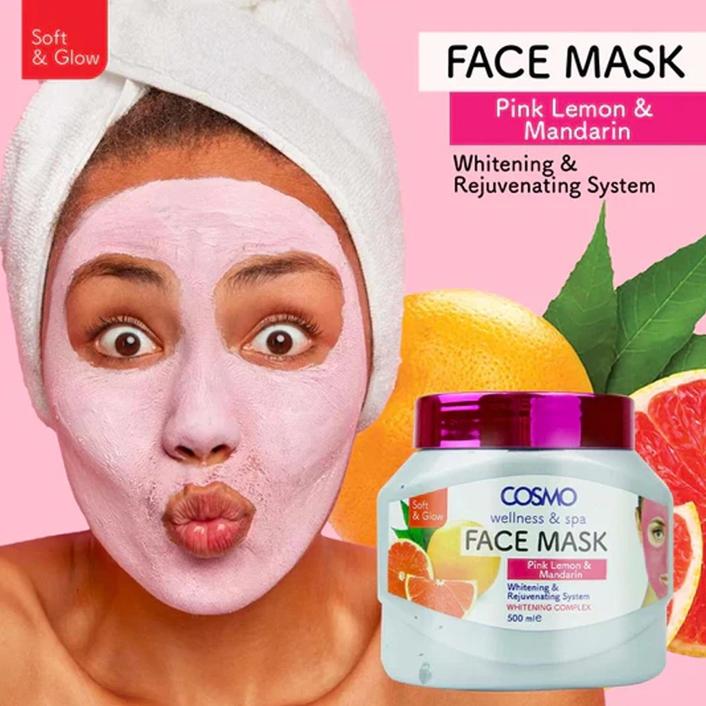 Cosmo Pink Lemon And Mandarin Face Mask 500MLA