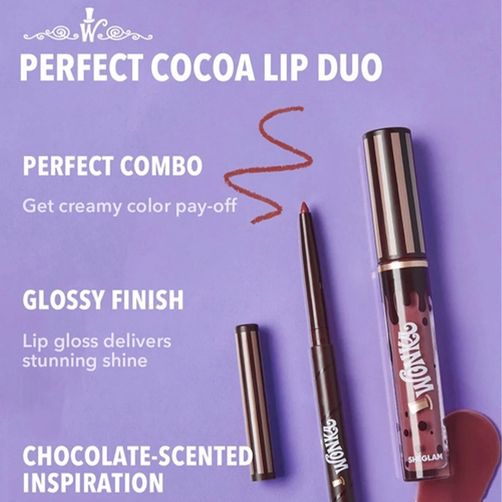 Sheglam Cocoa Kiss Lip DuoA