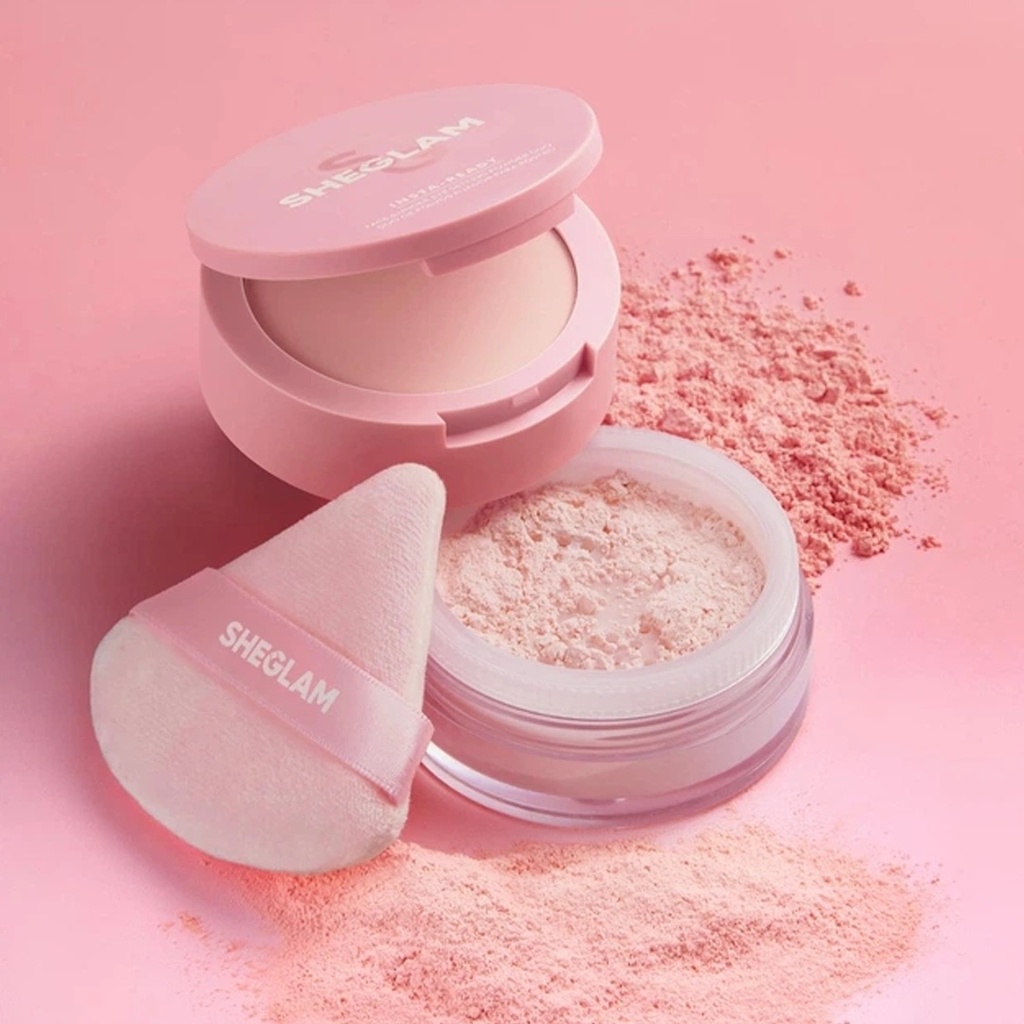 Sheglam Insta-Ready Face & Under Eye Setting Powder DuoA