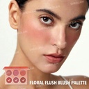 Sheglam Floral Flush Blush Palette 6 ColorA