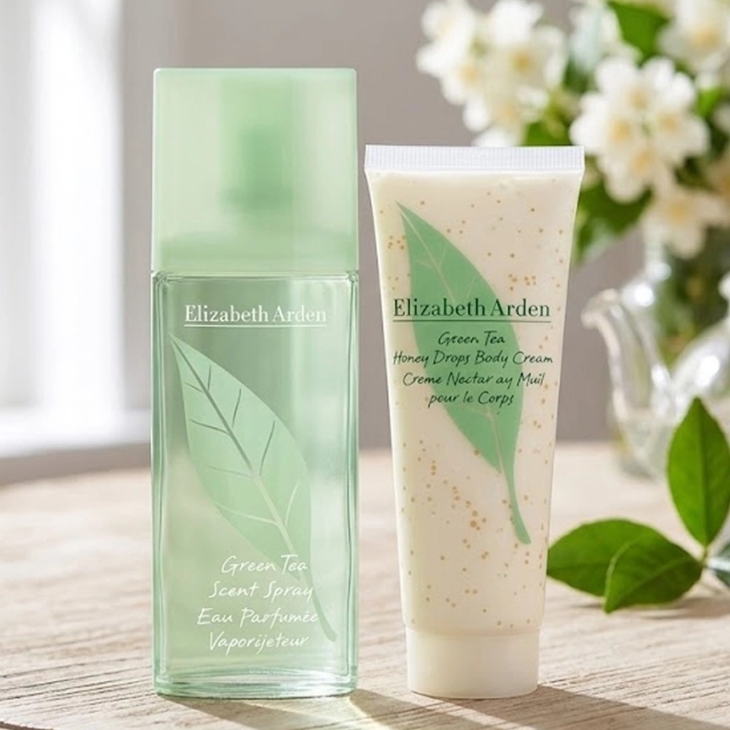 Elizabeth Arden Green Tea Gift Set Eau Perfume 100ML + Body Cream 100MLA