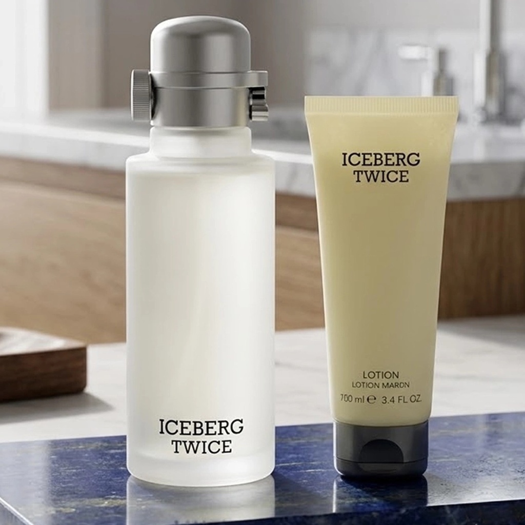 Iceberg Twice For Him Gift Set EDT 125ML + Shower Gel 100MLA