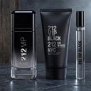 Carolina Herrera 212 VIP Black Gift Set EDP 100ML + Shower Gel 100ML + Travel Spray 10MLA