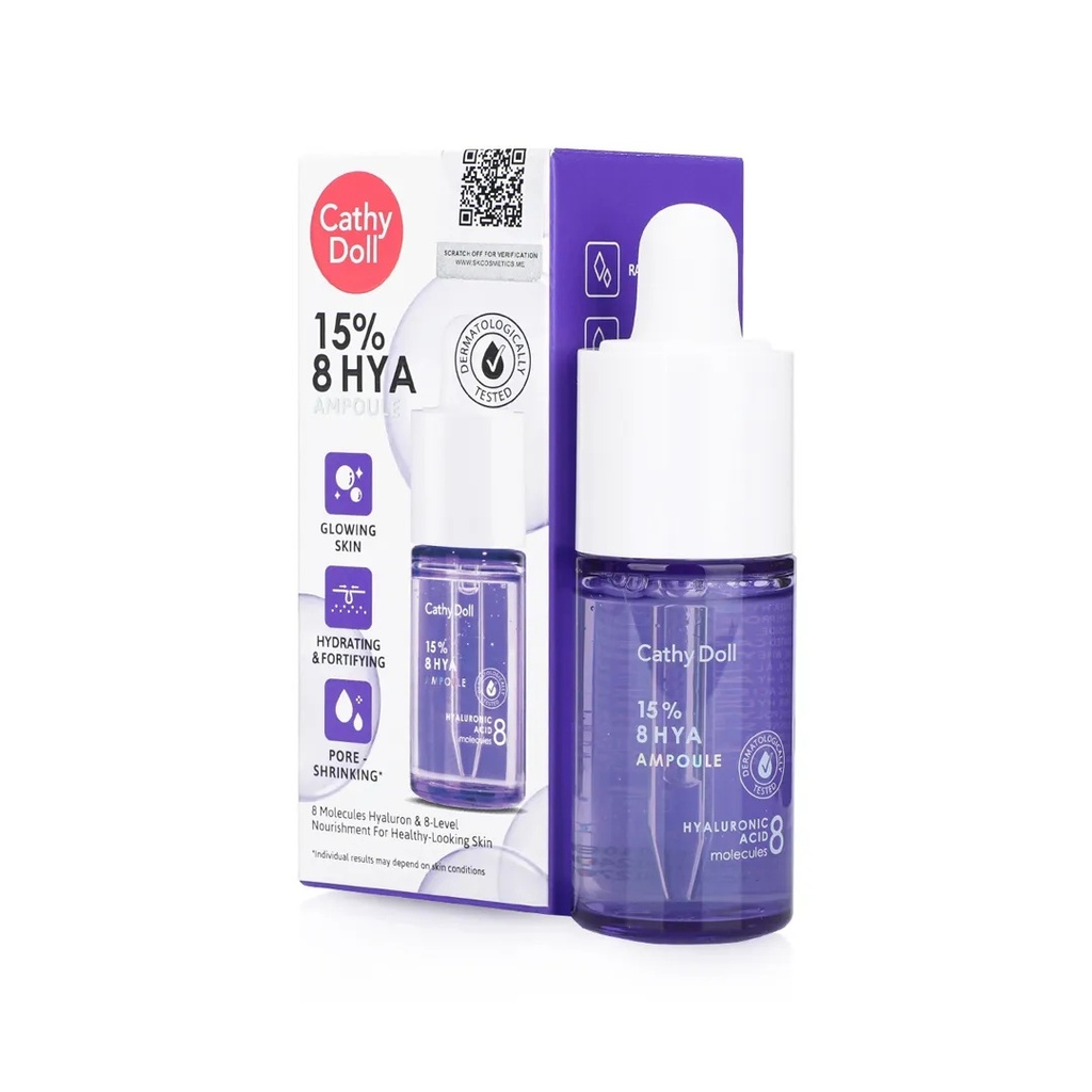 Cathy Doll 15% 8 HYA Ampoule Serum 30MLB