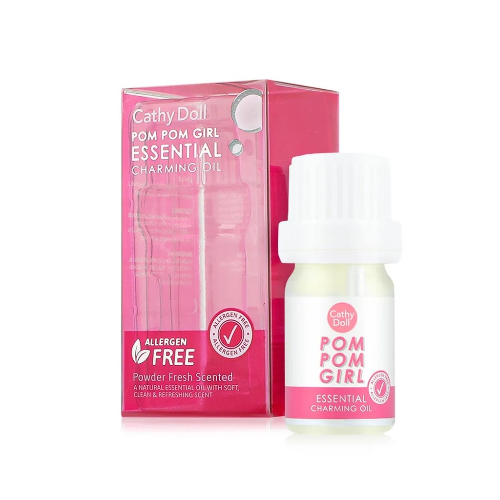 Cathy Doll Pom Pom Girl Essential Charming Oil Powder Fresh 5MLB