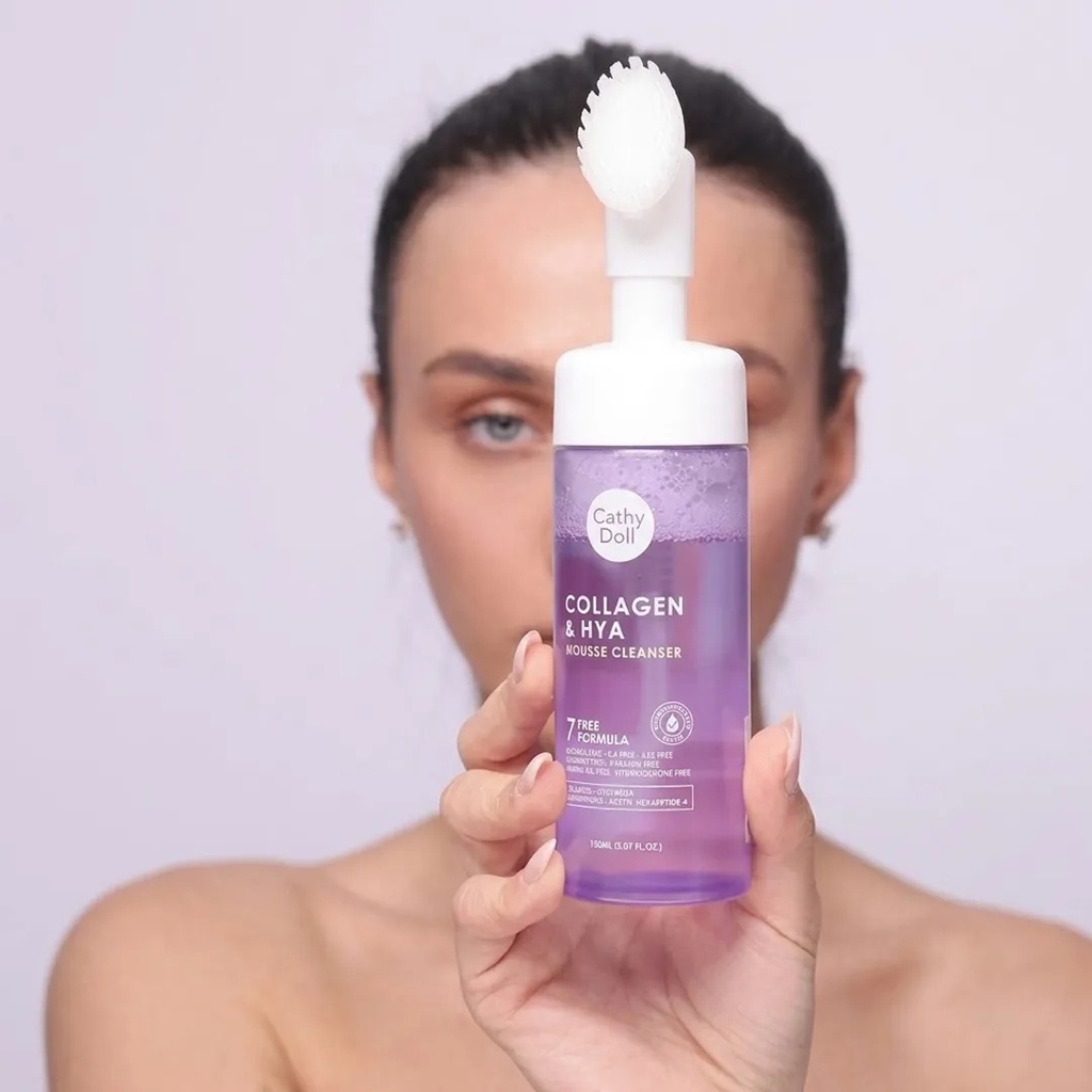 Cathy Doll Collagen And Hya Mousse Cleanser 150MLA