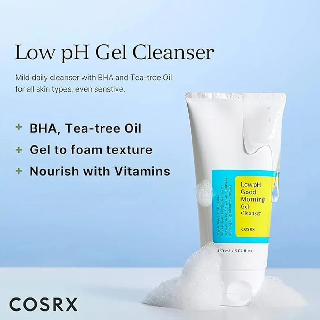 Cosrx Low PH good Morning gel Cleanser 150MLB