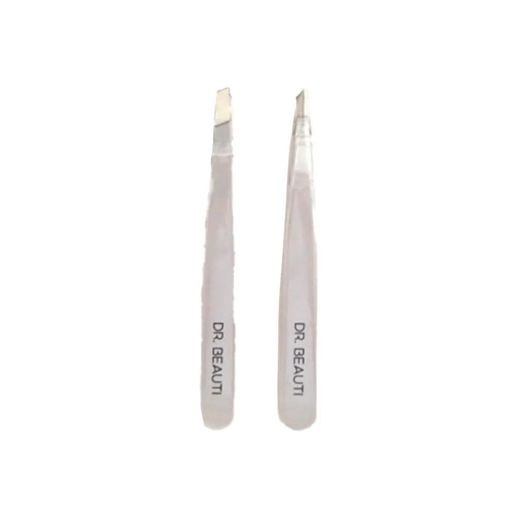 Dr. Beauti  Double Tweeze: (Slanted And Pointed)A