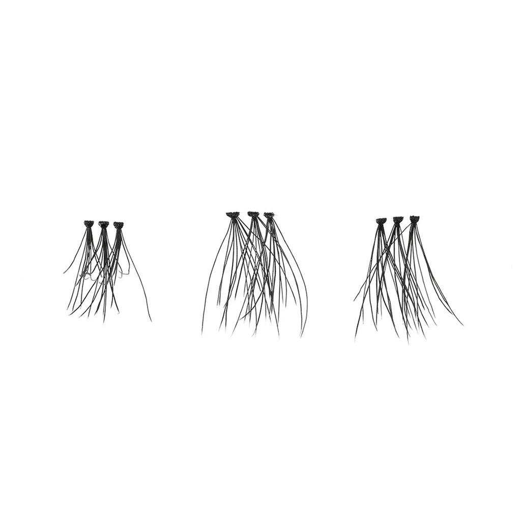 Dr. Beauti Salon Quality Individual Tri Lashes: LUNAA
