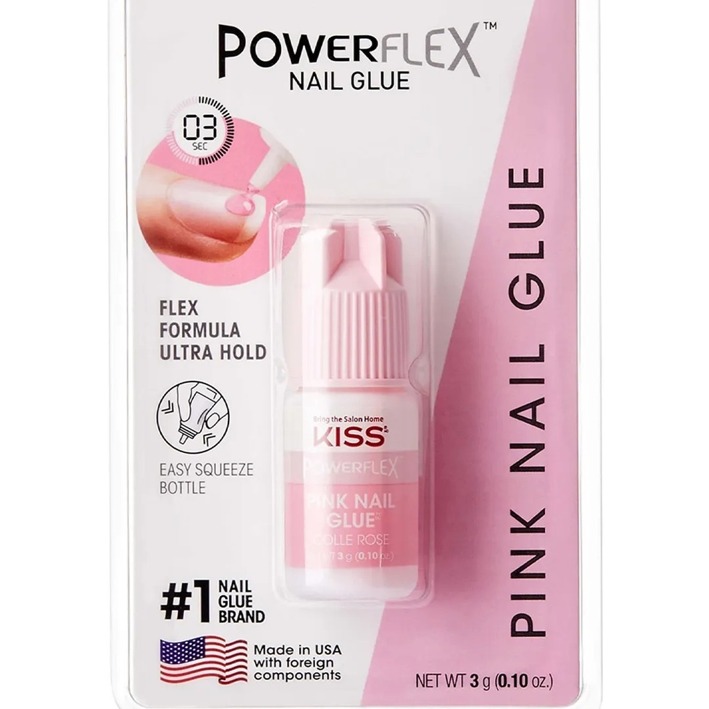 Kiss Powerflex Pink Nail GlueA