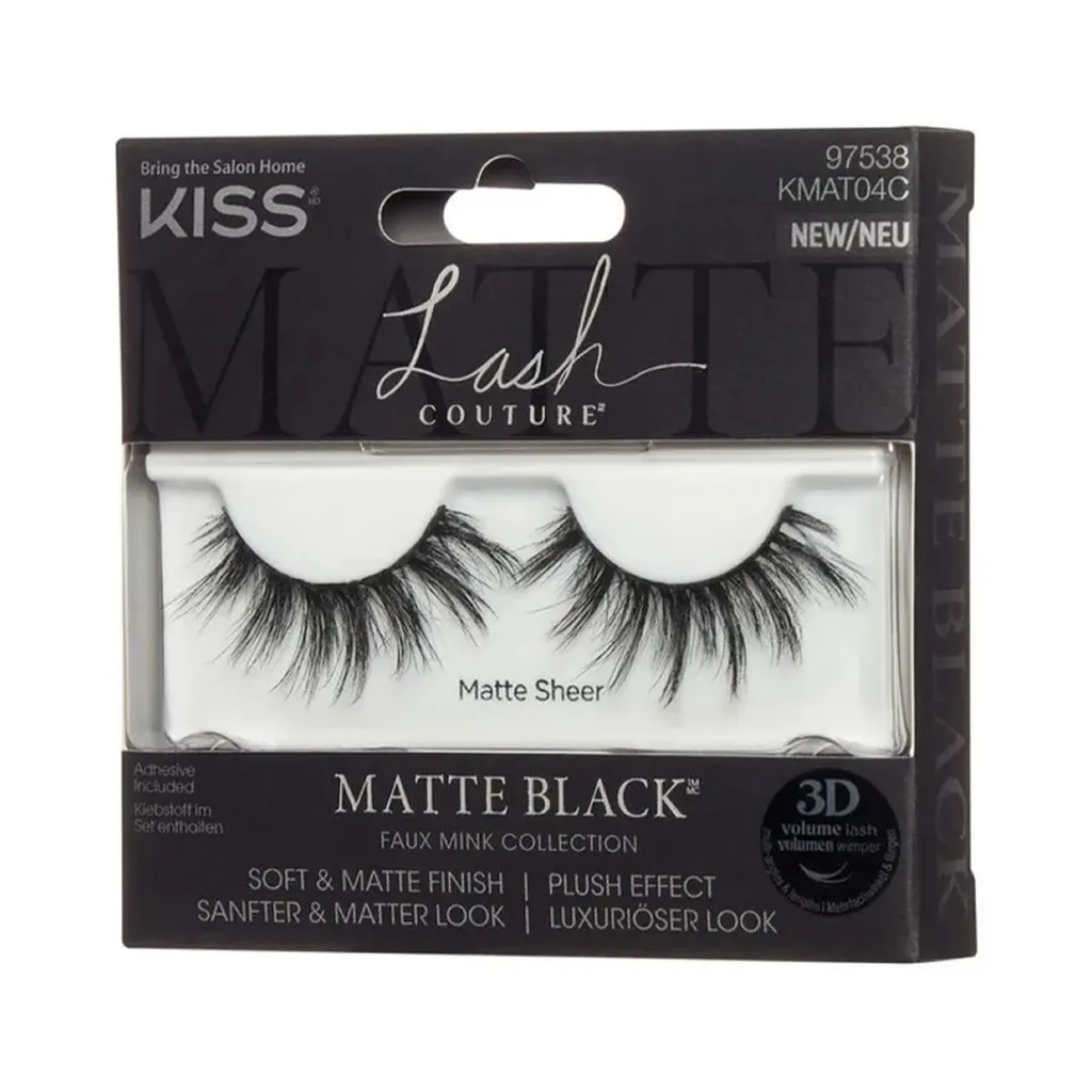 Kiss Lash Faux Mink 3D Matte Collection 04A