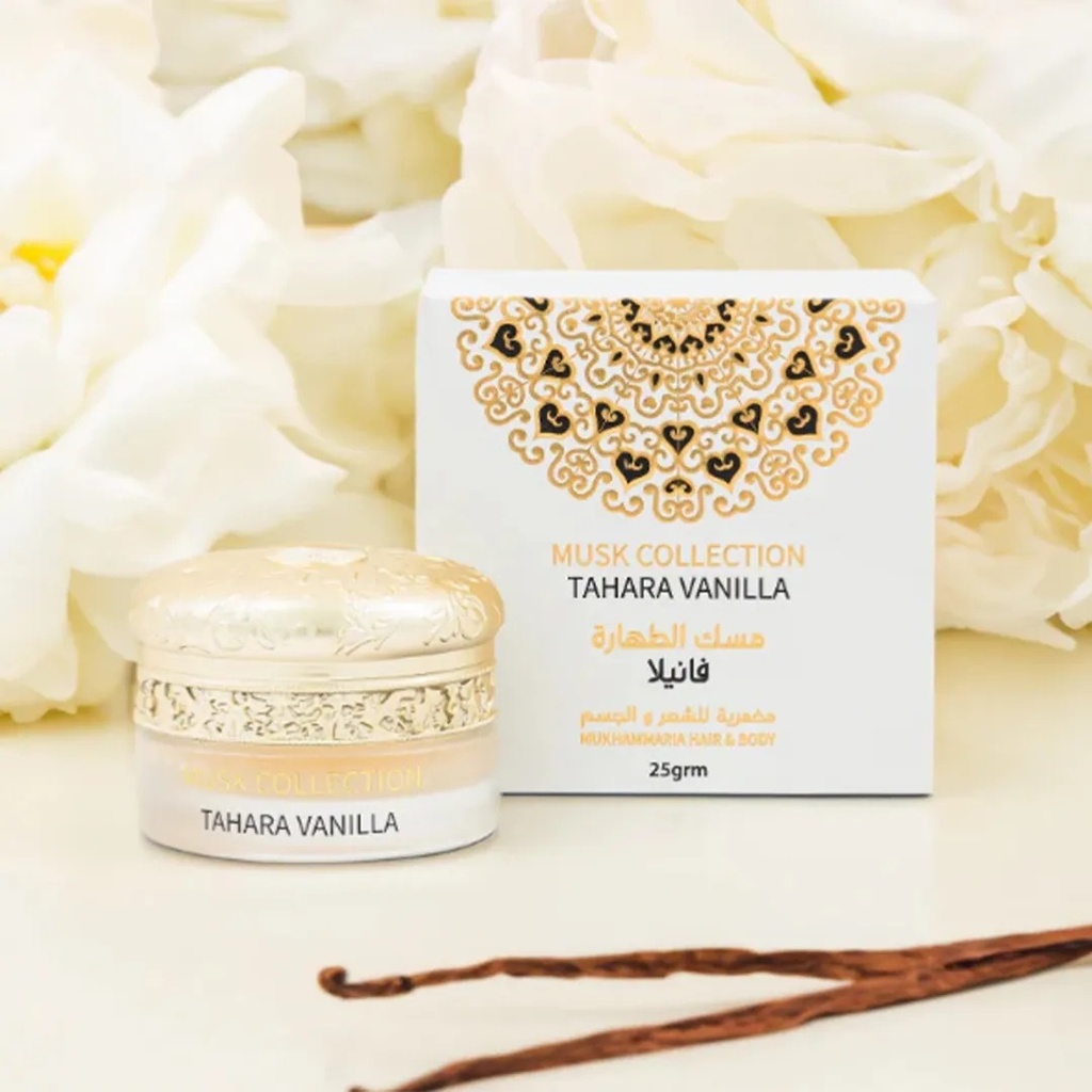 Gulf Orchid Musk Collection Mukhmariya Hair And Body 25g - Tahara VanillaA