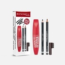 Rimmel Volume On Demand Mascara + Kohl + Brow Pencil KitB