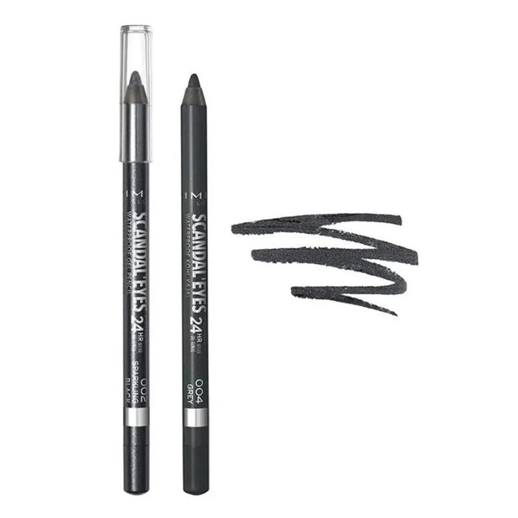 Rimmel Scandaleyes Waterproof Gel Pencil Set - BlackB