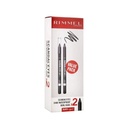 Rimmel Scandaleyes Waterproof Gel Pencil Set - BlackA