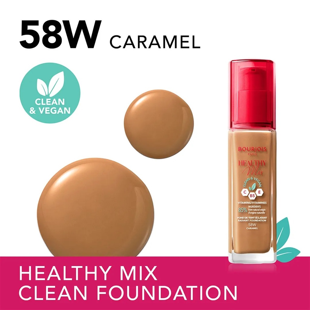 Bourjois Healthy Mix Clean Liquid Foundation - 30mlA