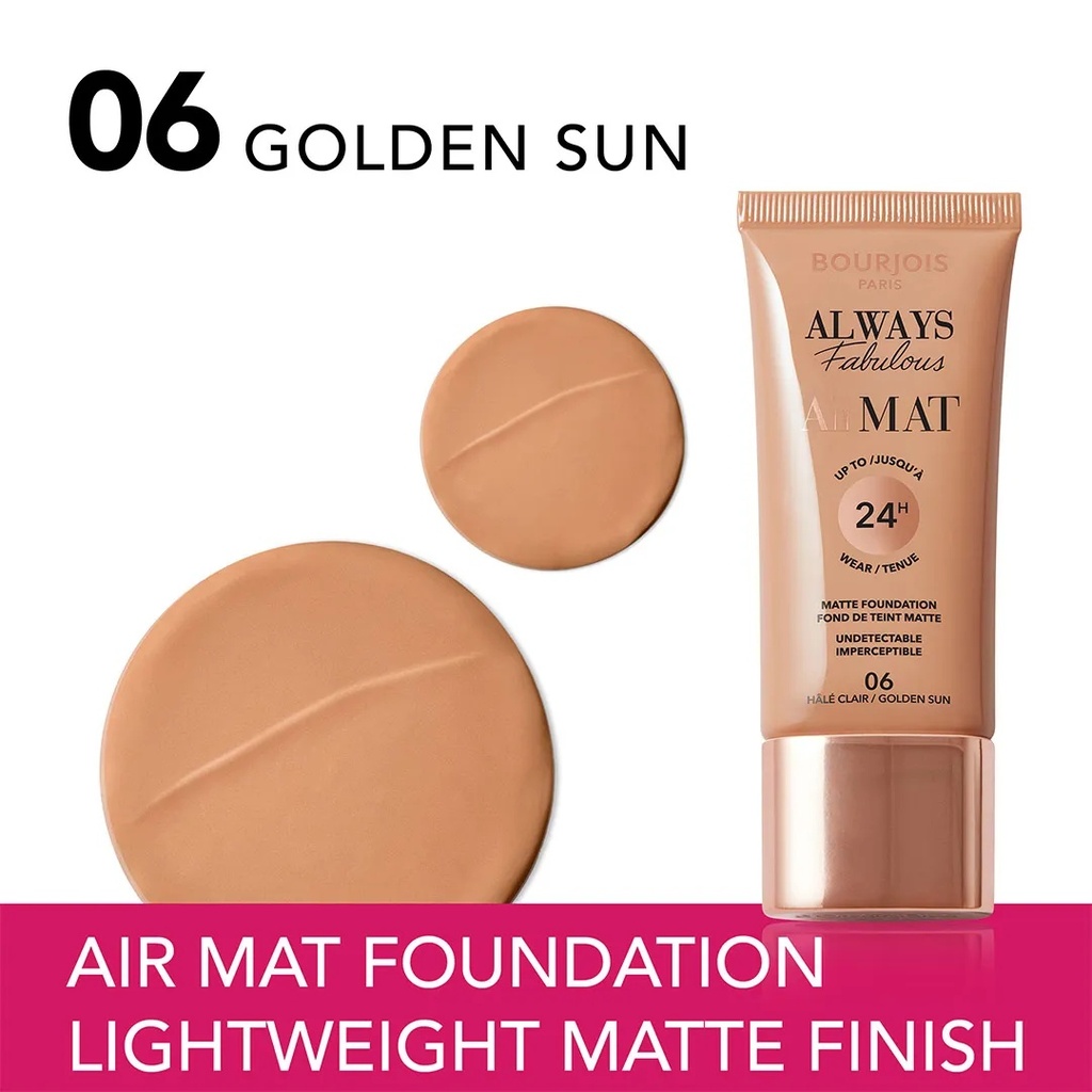 Bourjois Always Fabulous Air Mat Foundation - 30mlA