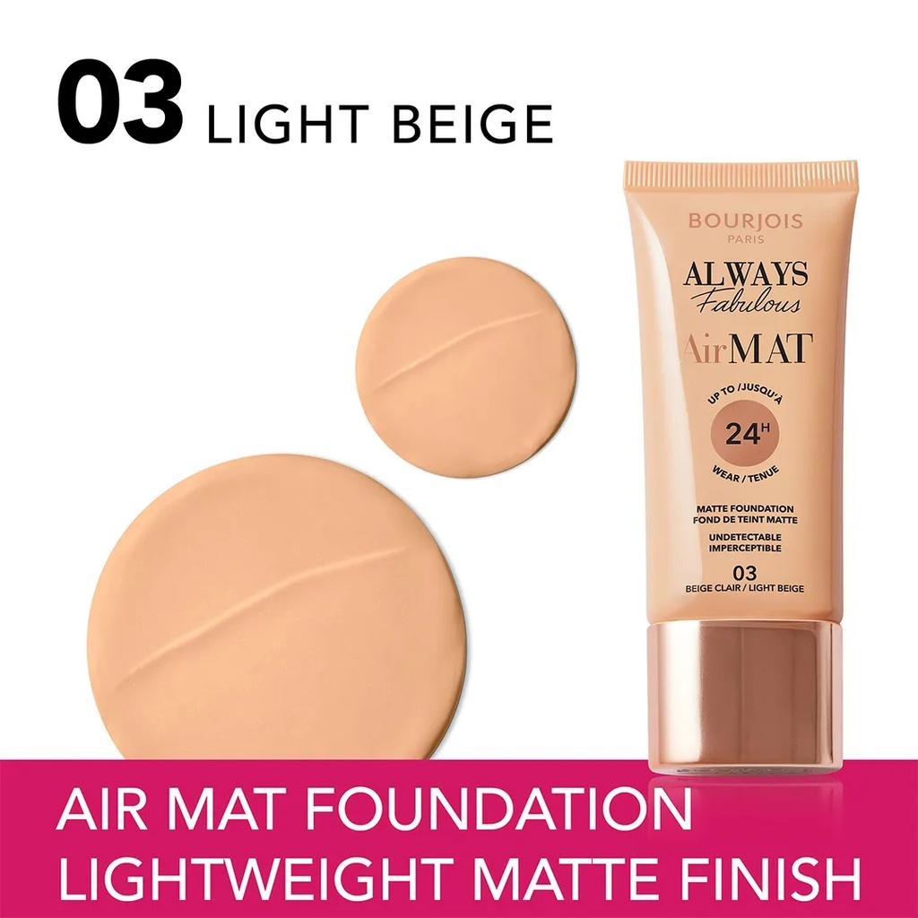 Bourjois Always Fabulous Air Mat Foundation - 30mlA