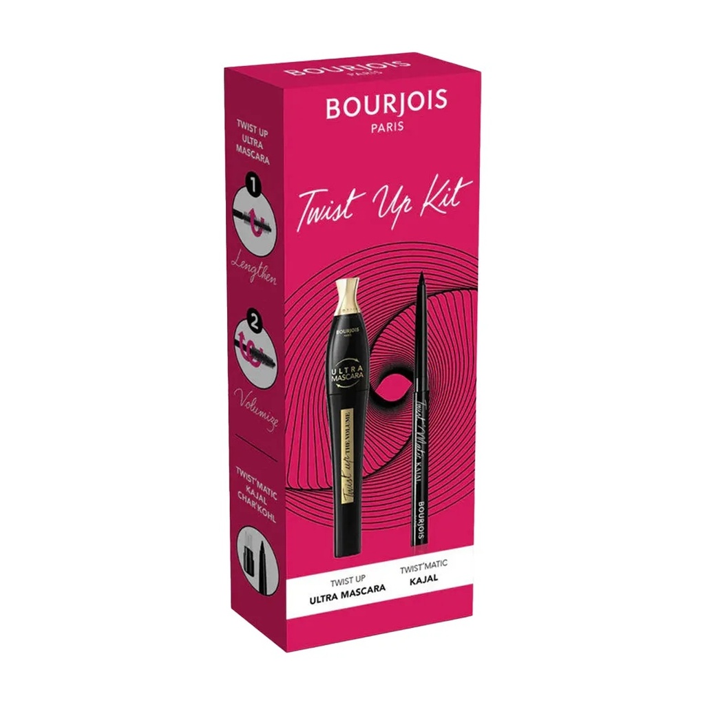 Bourjois Twistup Ultra Mascara and Twist Matic KajalA