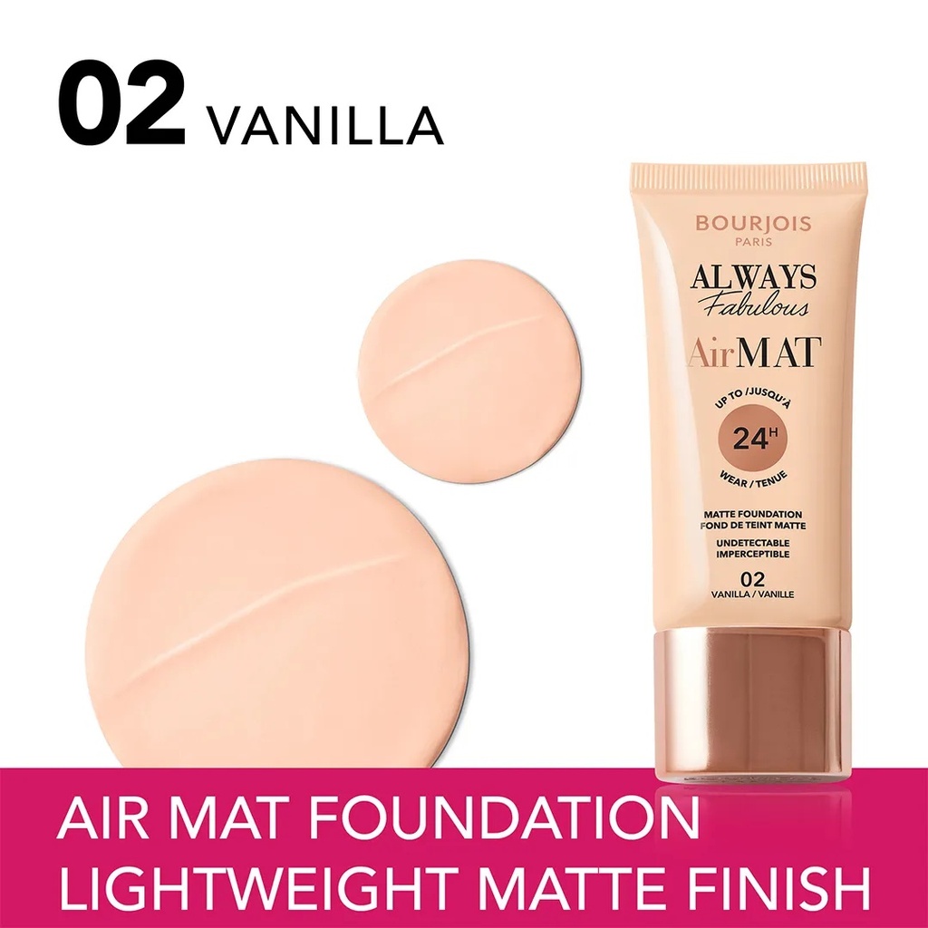 Bourjois Always Fabulous Air Mat Foundation - 30mlA