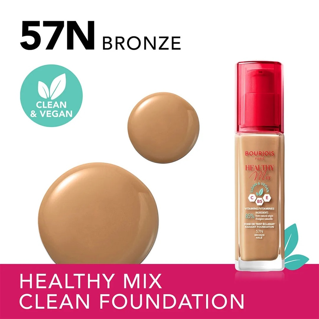 Bourjois Healthy Mix Clean Liquid Foundation - 30mlA