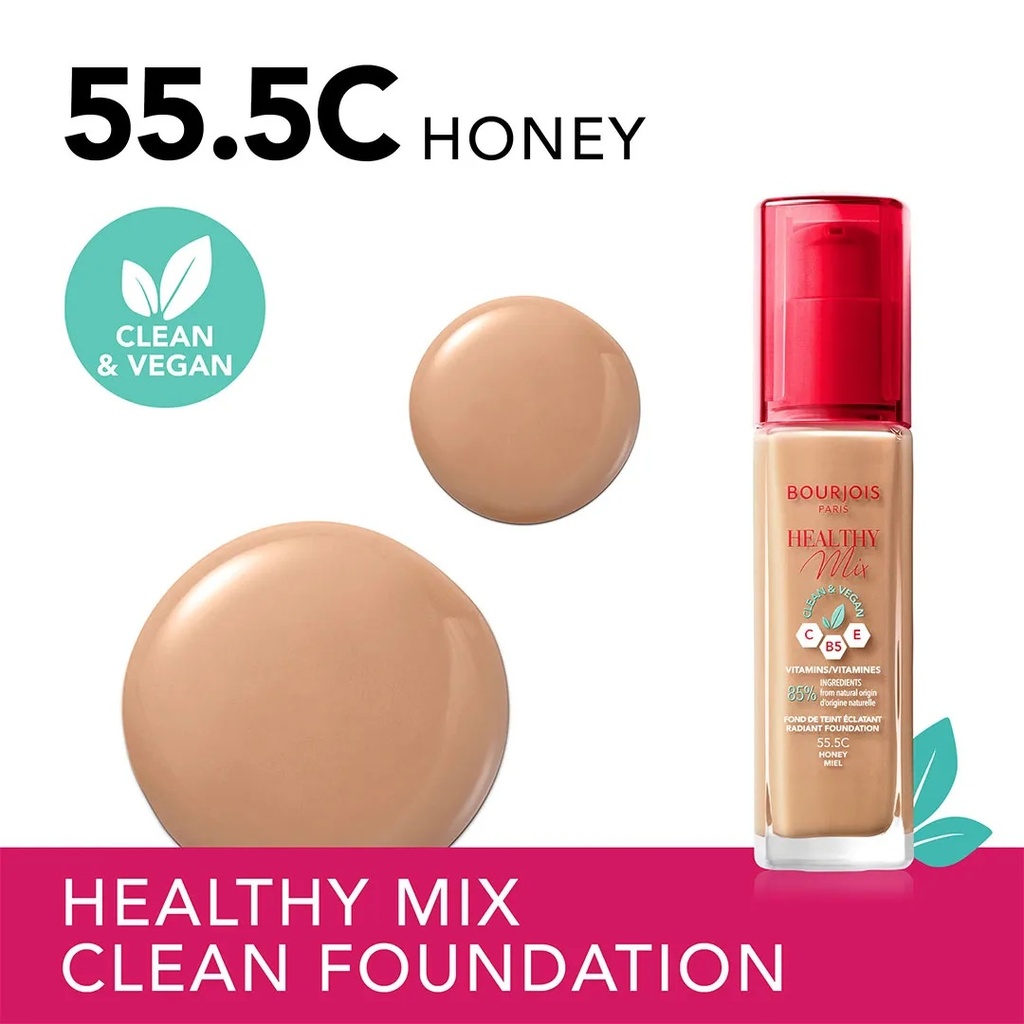 Bourjois Healthy Mix Clean Liquid Foundation - 30mlA