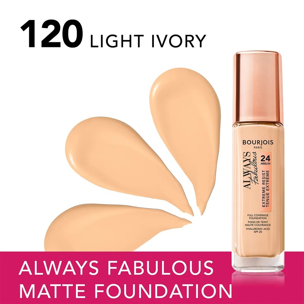 Bourjois Always Fabulous 24h Liquid FoundationA