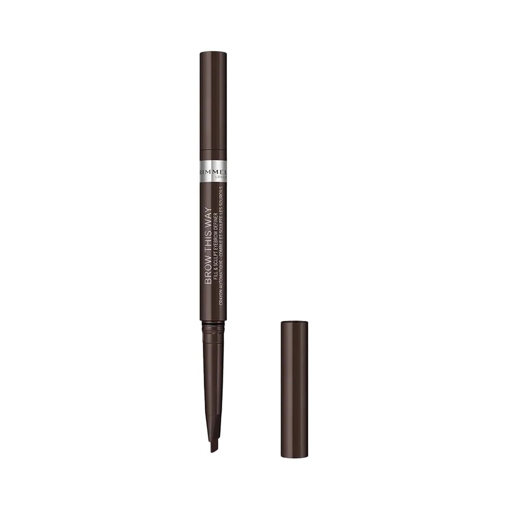 Rimmel Brow This Way Fill And Sculpt Eyebrow Definer - 0.25gB