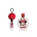 Disney Minnie Zip Case 3D Eau De Toilette100ml + Lip Gloss With Pompom CharmA