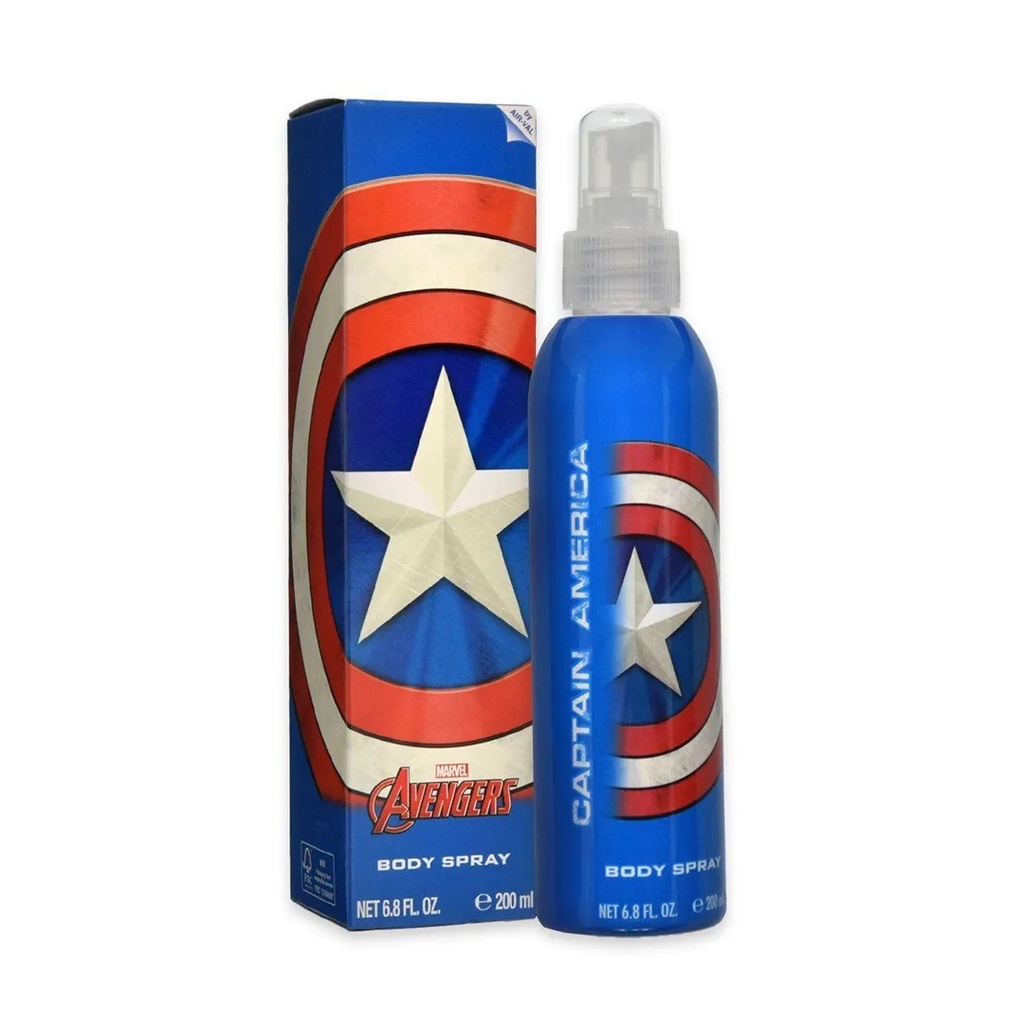Marvel Captain America Body Spray - 200mlB
