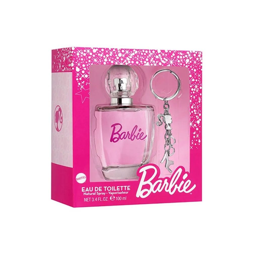 Barbie Barbie Eau De Toilette - 100ml + Key RingA