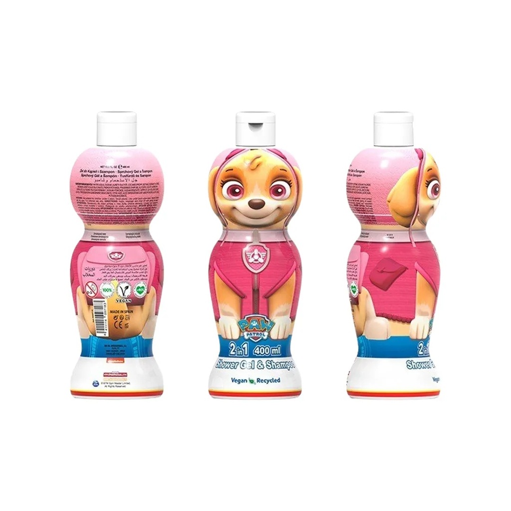 Paw Patrol Paw Patrol Shower Gel And Shampoo 1D Skye -  400mlA