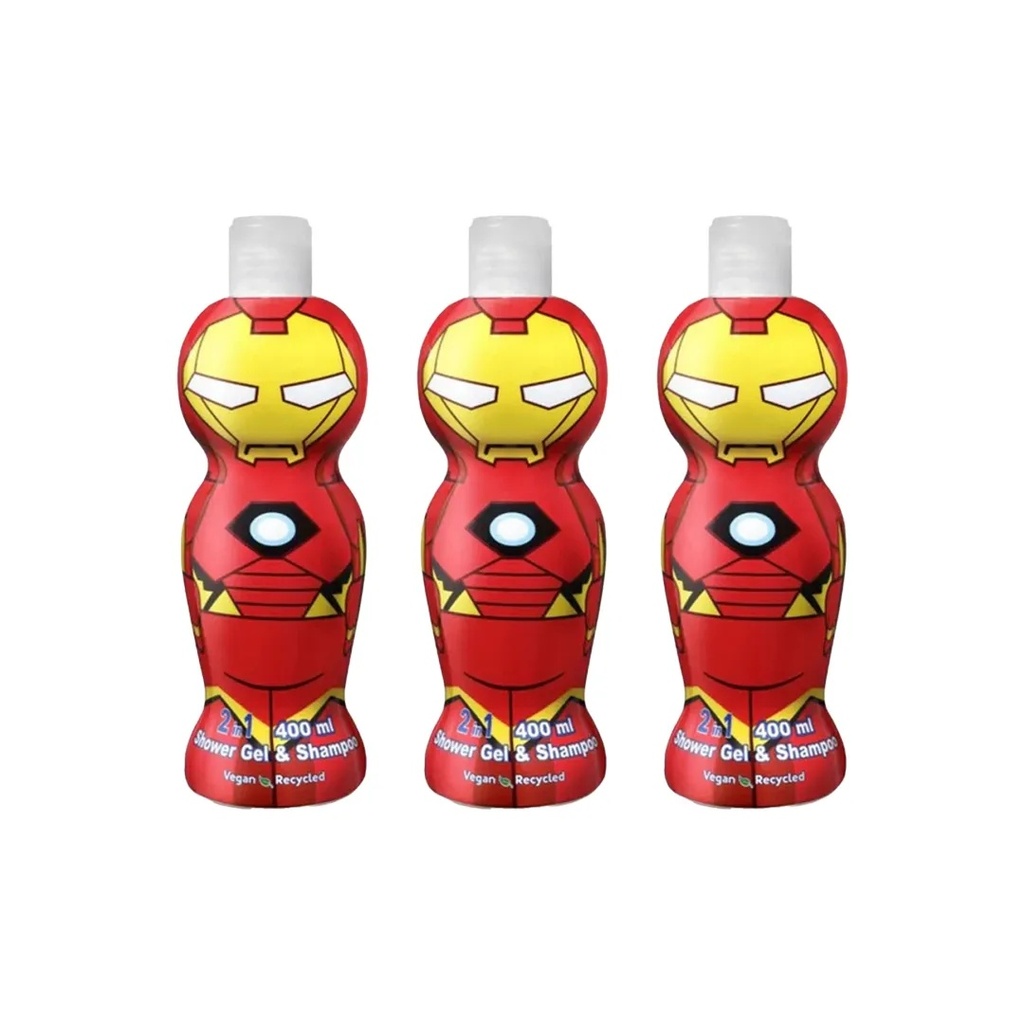 Marvel Ironman Figure 2D Shower Gel And Shampoo 2 in 1 -  400 mlA