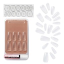 Kiss And Broadway Salon Acrylic Natural Long NailsA