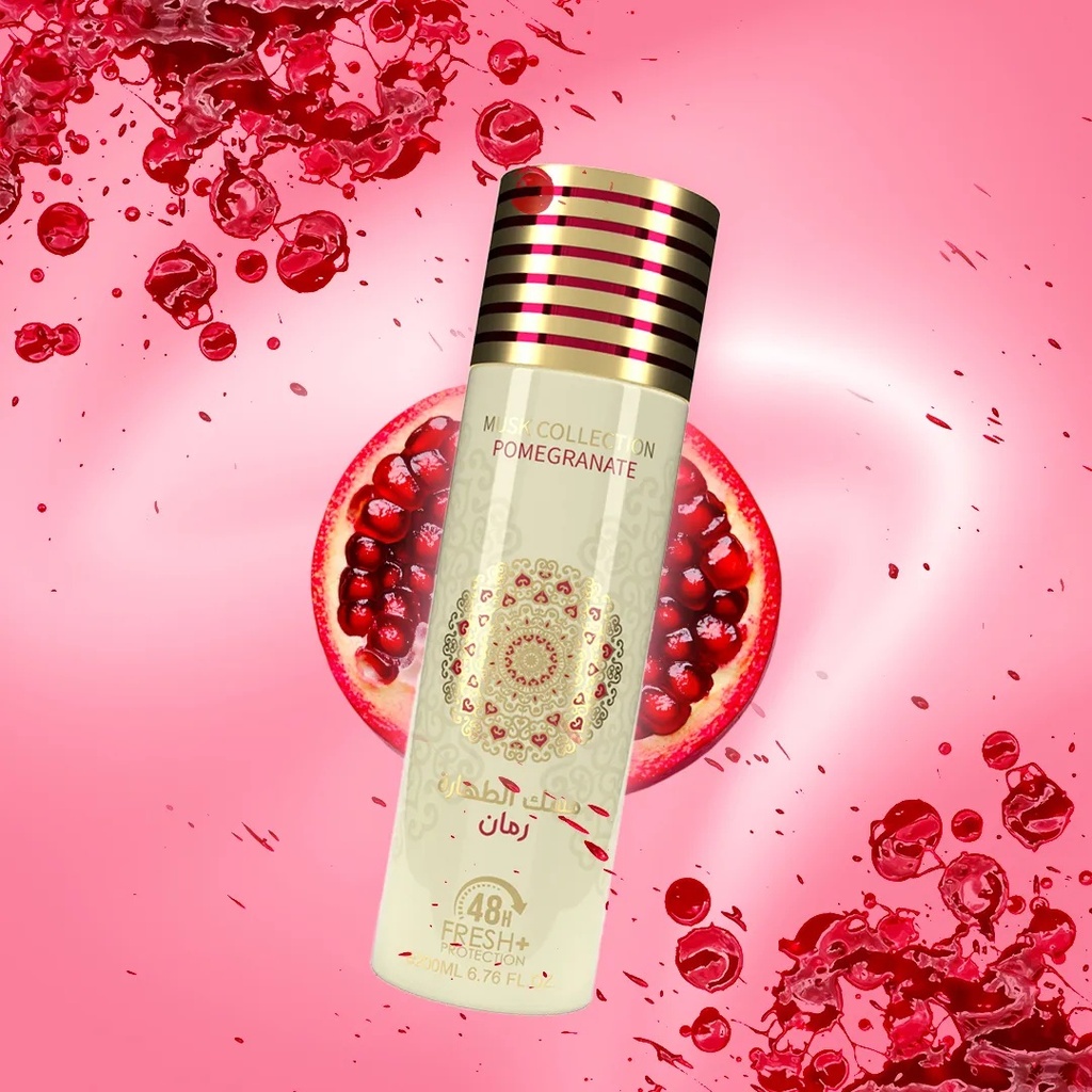 Gulf Orchid Musk Collection All Over Perfume Spray 200ml - PomegranateA