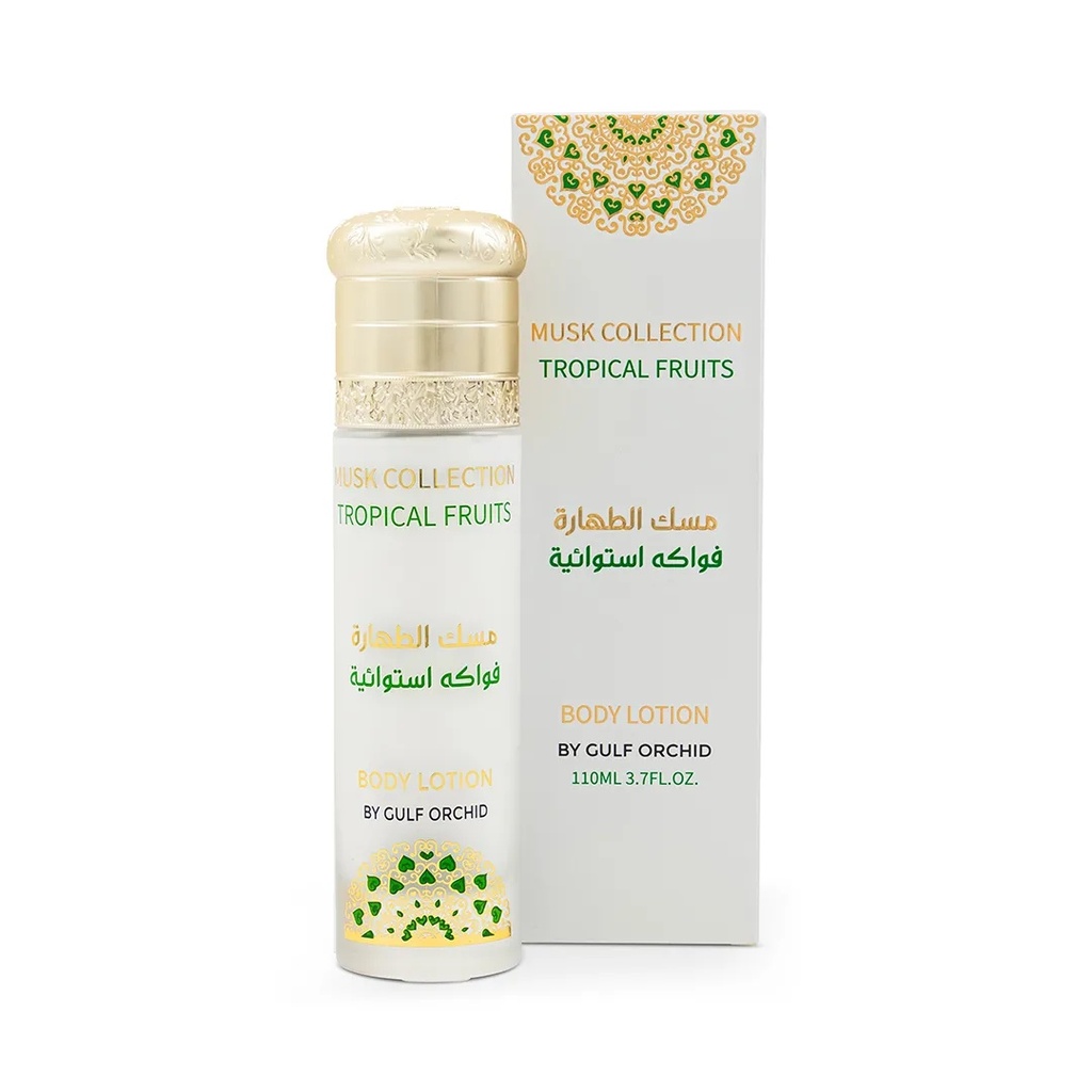 Gulf Orchid Musk Tahara Body Lotion  Tropical Fruits - 110mlB