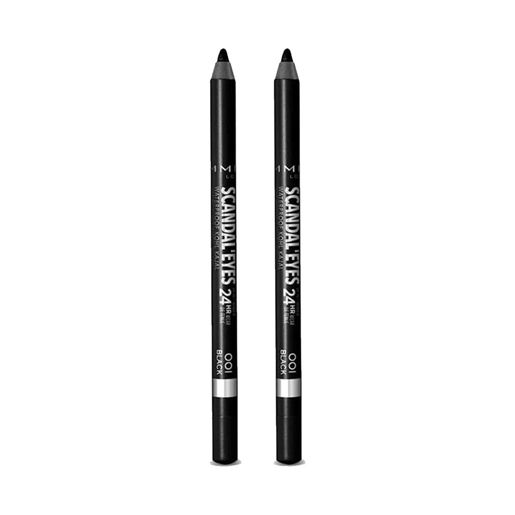 Rimmel Scandaleyes Waterproof Gel Pencil Set - Black