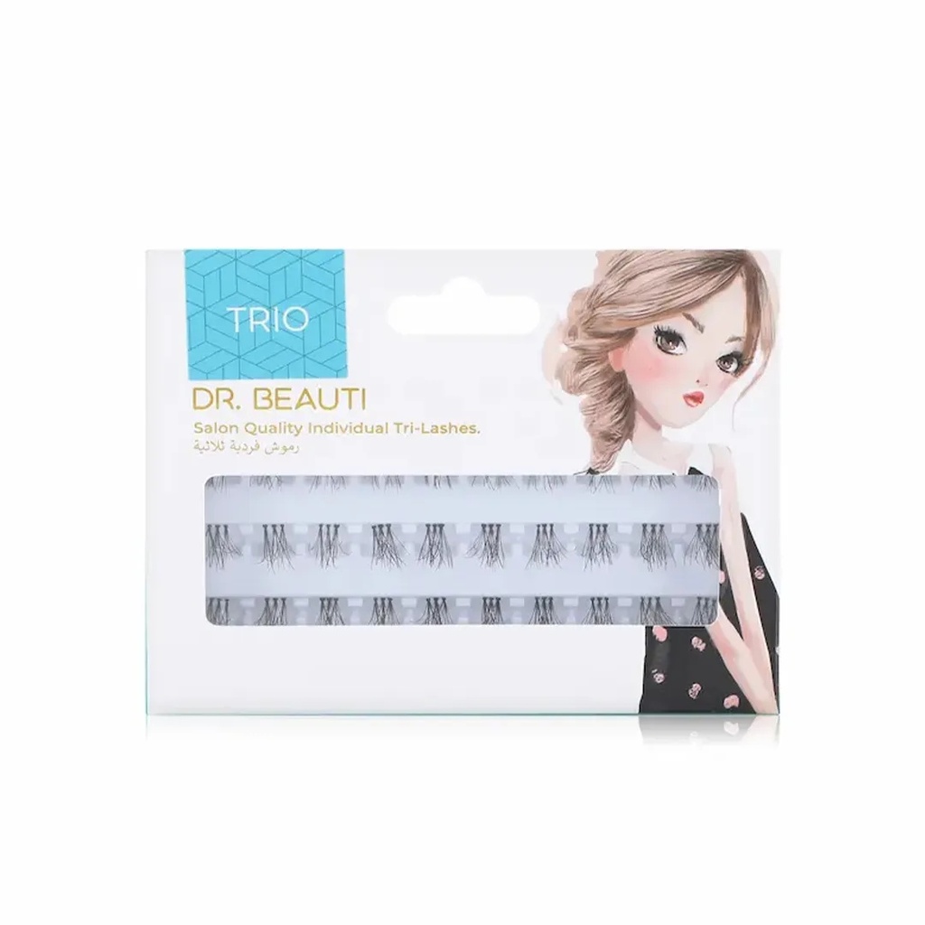 Dr. Beauti Salon Quality Individual Tri Lashes: LUNA