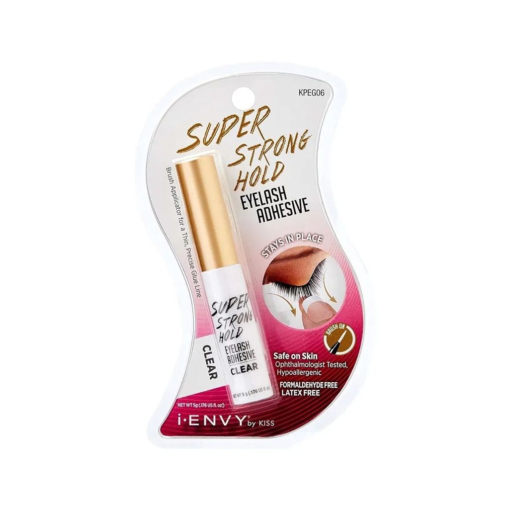 Kiss Super Strong Hold Clear-Eyelash Glue