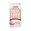 Kiss And Broadway Salon Acrylic Nude French Nails