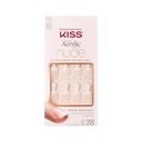 Kiss Salon Acrylic Nude French Nails - Breathtaking