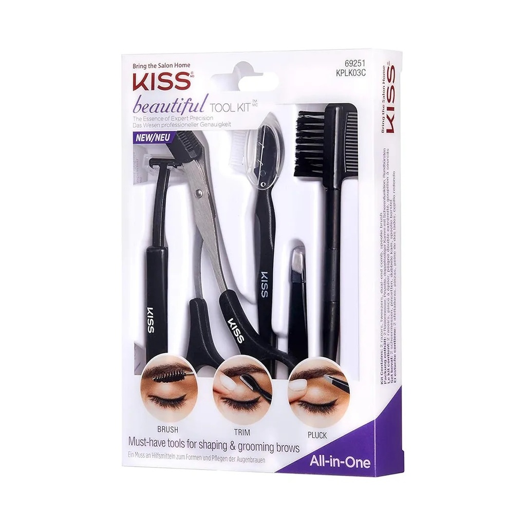 Kiss Beautiful Tool Kit Brows
